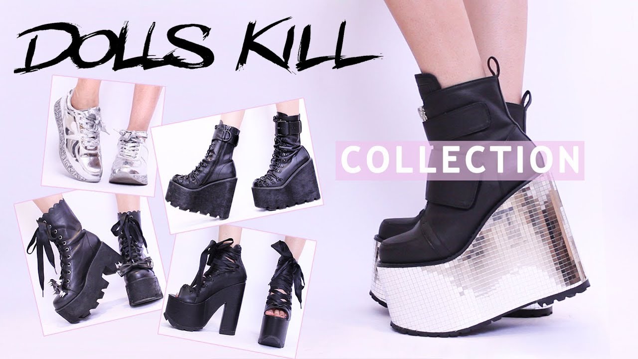 DOLLS KILL TRY ON SHOE COLLECTION YouTube