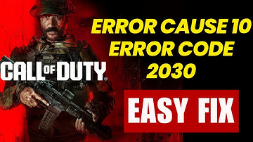 How To Fix "Error Cause 10, Error Code 2030" in BO6 Ranked!