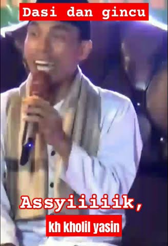 nyanyi lagu DASI dan GINCU, kh kholil yasin, enak bangeet  suaranya,