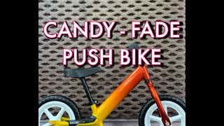 How-To Paint a Candy-Faded Push Bike Part 1