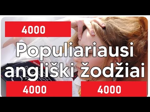 Video: Ar anglų kalbos žodis yra pagrindinis?