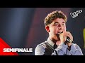 La voce da tenore di Marco in "Con Te Partirò" di Andrea Bocelli | The Voice Kids 3 Semifinale