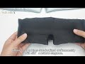 Silkua Large Silk Eye Mask Series | 3D & Adjustable Velcro Designs for Luxury Sleep and Comfort