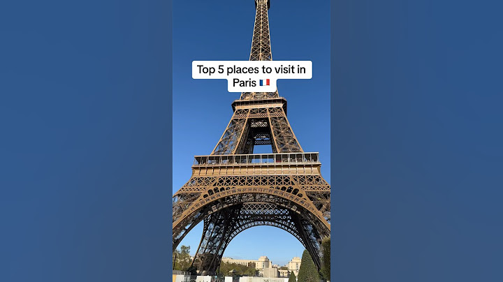 Top 5 places to visit in Paris 🇫🇷 #paris #placestovisit