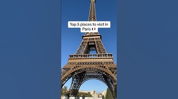 Top 5 places to visit in Paris 🇫🇷 #paris #placestovisit