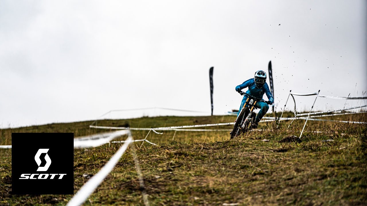 Scott DH Factory Team Check Out New World Cup Level DH Track In Chatel