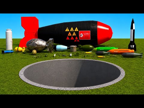 Testing Every Nuclear Bomb in a Giant Hole in Gmod
