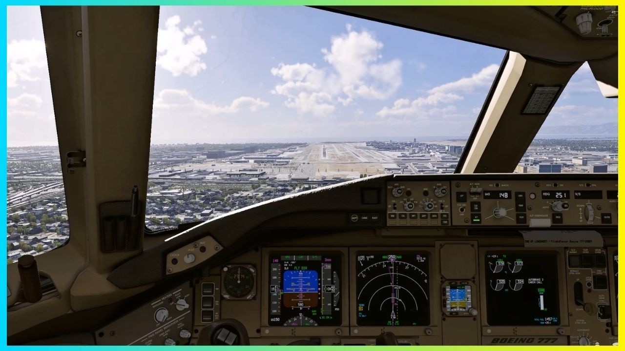 X-Plane 12 Boeing 777 Landing at KLAX - YouTube