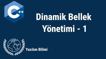 C++ Dersleri 32 - Dinamik Bellek Yönetimi - new ve delete