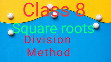 8th Maths || Square Roots || Division Method|| Factorisation||