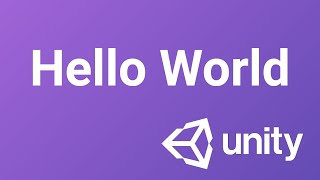 C# Hello World - Unity Tutorial