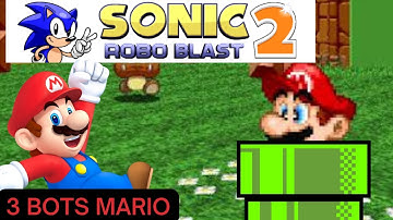 SONIC ROBO BLAST 2 GAMEPLAY • 1 player 4 bots + mods #srb2 #mario