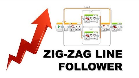 How to Make A Lego EV3 Zig-Zag Line Follower