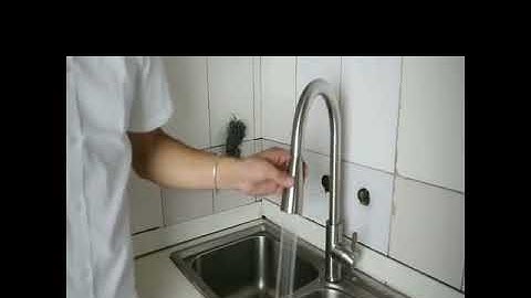 Vòi rửa chén dây rút inox 304 cao cấp