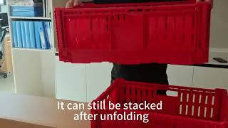 The Ultimate Organizing Solution: Foldable Storage Crate!