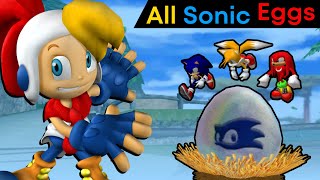 Billy Hatcher and the Giant Egg: All Sonic Eggs & Powers