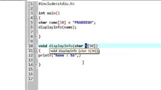 C Programming   25   Passing values to a function Profile