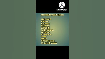 Computer Input devices | Name of computer input devices| Input devices |#Computer |#Learn computer