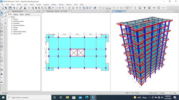 Design of High Rise Building Part 01 | High Rise Building Design Using ETABS