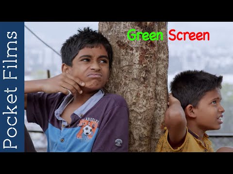 Green Screen - Hindi children short film | A tale of a young kid's learning about green screen