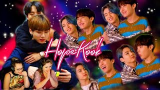 BTS Hopekook - Jungkook is J hope&#39;s Baby Reaction