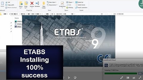 How to install ETABS 9.7 (Complete Instruction)