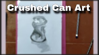 How to draw a Can | Crushed Can Art: Turning Trash into Treasure | 13owf | #art #artist #howtodraw