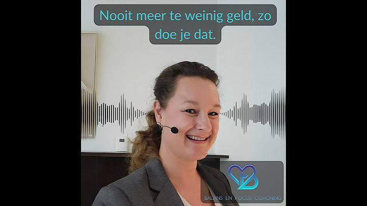 Aflevering 7 - Nooit meer te weinig geld, zo doe je dat