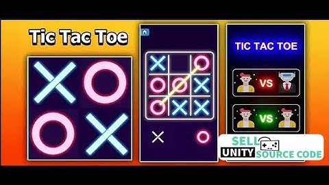 Tic Tac Toe Glow Game Unity Source Code- Sellunnitycode