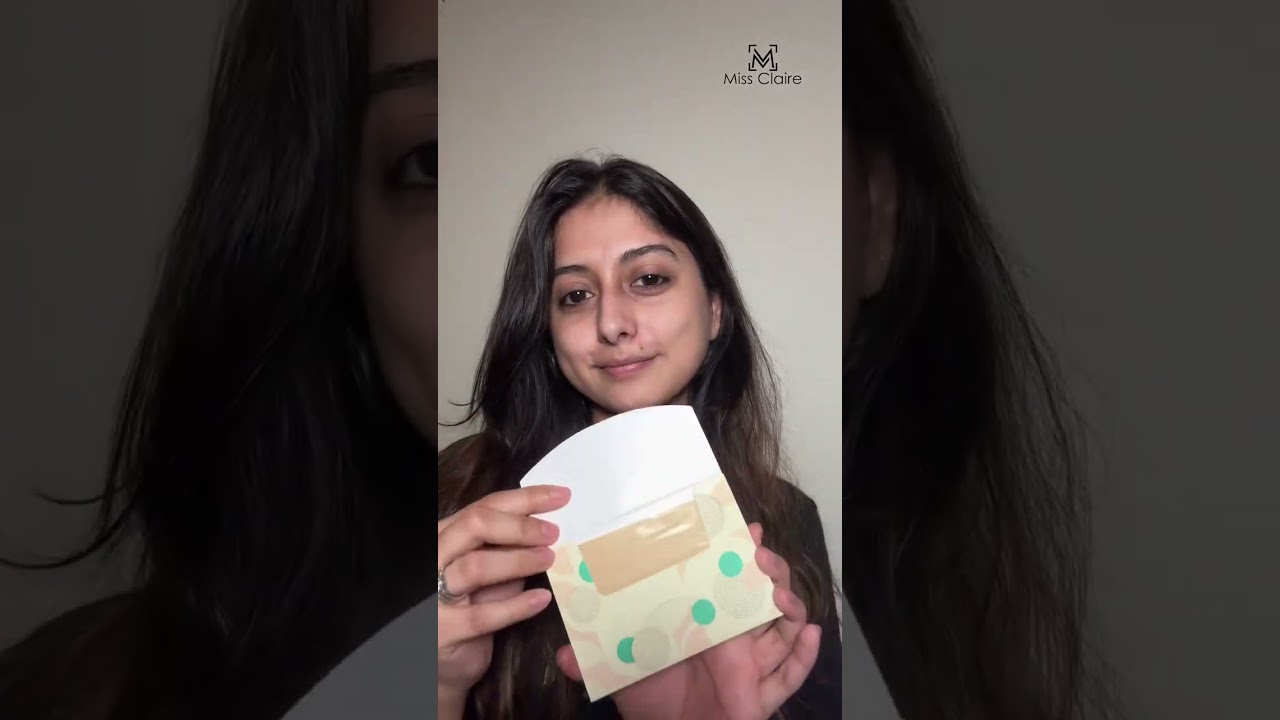 Trying Miss Claire Oil control tissue 