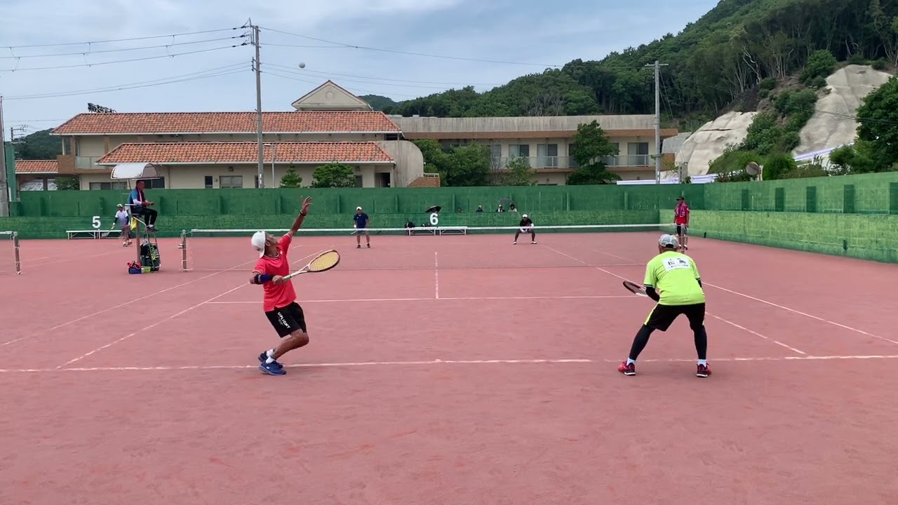 2025西日本シニアソフトテニス選手権大会55 準々決勝🎾松島•尾野2-④石井•今村 7.6