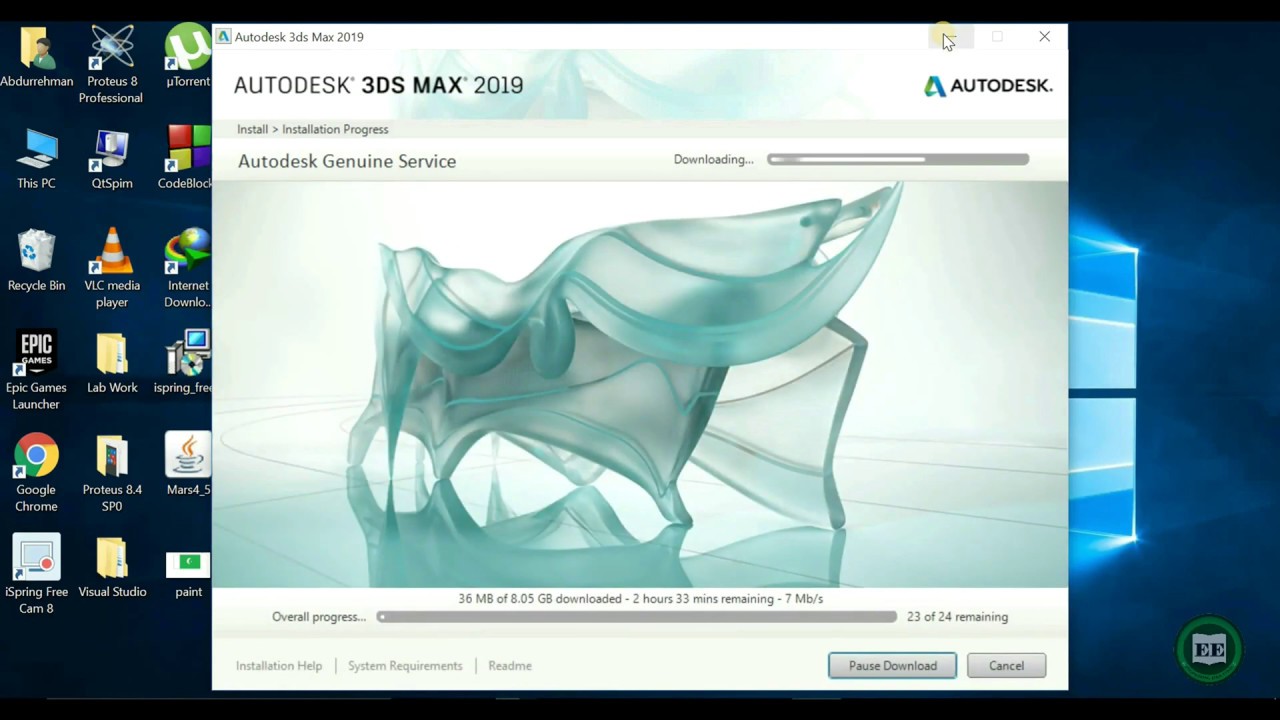 AutoDesk 3d's MaX 2019 -Full Step by License Active for 3 Years - YouTube