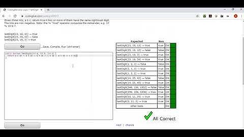 Episode Twenty Codingbat Java Logic1 Finished