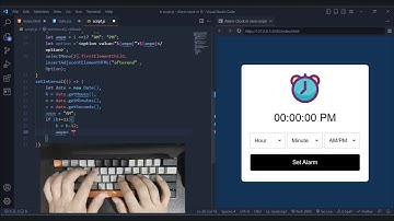 ASMR Progromming - Alarm Clock HTML , Css and JavaScript - No Talking