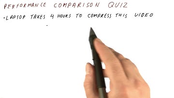 Performance Comparison Quiz - Georgia Tech - HPCA: Part 1