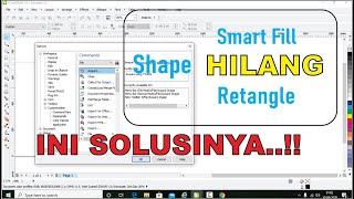 Solusi Cara Mengembalikan Item Toolbox yang hilang di Aplikasi CorelDraw