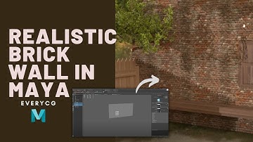 How to Create Realistic Brick Wall in Maya | EveryCG