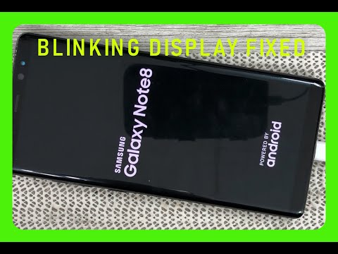 SAMSUNG GALAXY NOTE 8 BLINKING LCD FIXED