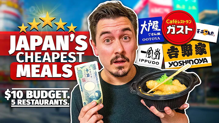 I Tried Tokyo's CHEAPEST Restaurants 🇯🇵 5 Meals Under $10 | Budget Japan