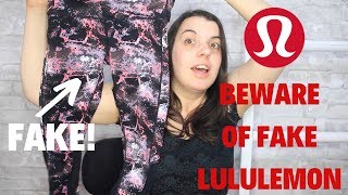 How To Spot Fake Lululemon - YouTube