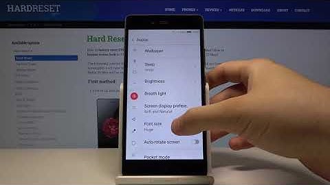How to Adjust Font Size in ZTE Nubia Z9 Max - Change Text Size