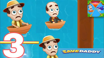 Save Dady - Pull The Pin Android Gameplay #3 - Level  26 27 28 29 30 31 32 33 34 35