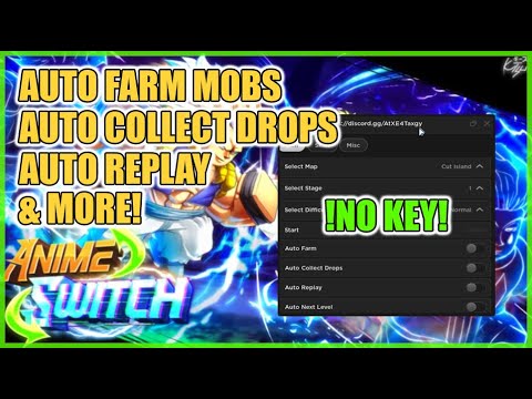Anime Switch Script OP Hack • Auto Farm / Auto Replay And More [No Key ...