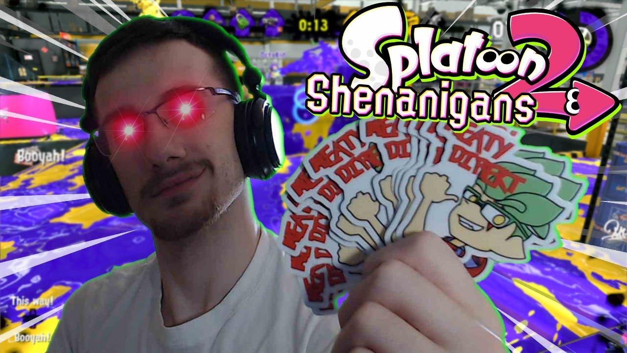 MEATY DIREKT... STICKERS?! Splatoon 2 Shenanigans YouTube