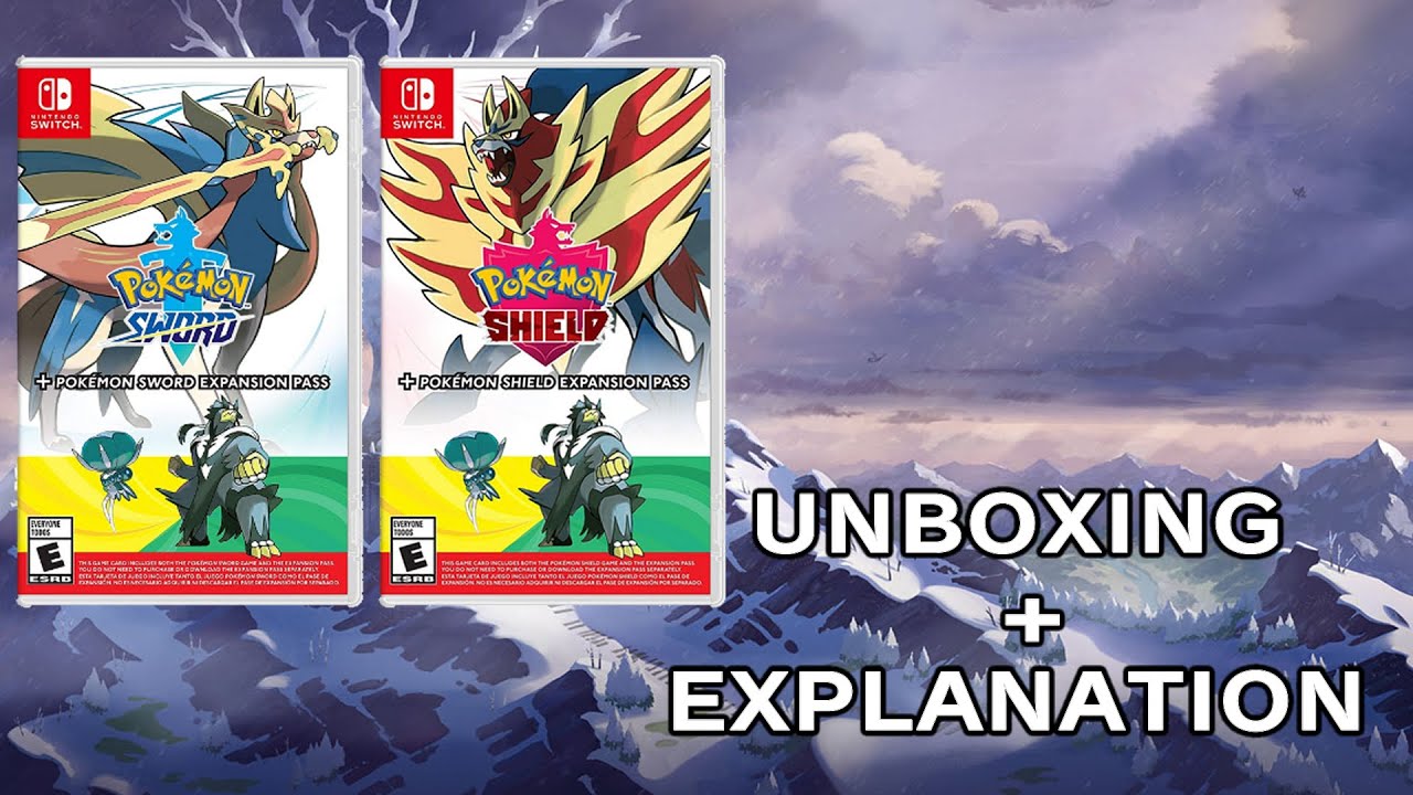 Pokemon Sword & Shield + Expansion Pass (Physical Cartridge) Unboxing &  Demo : r/pokemon