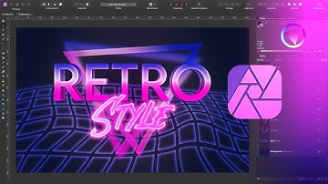 80s Retro Text Effect Affinity Photo Tutorials