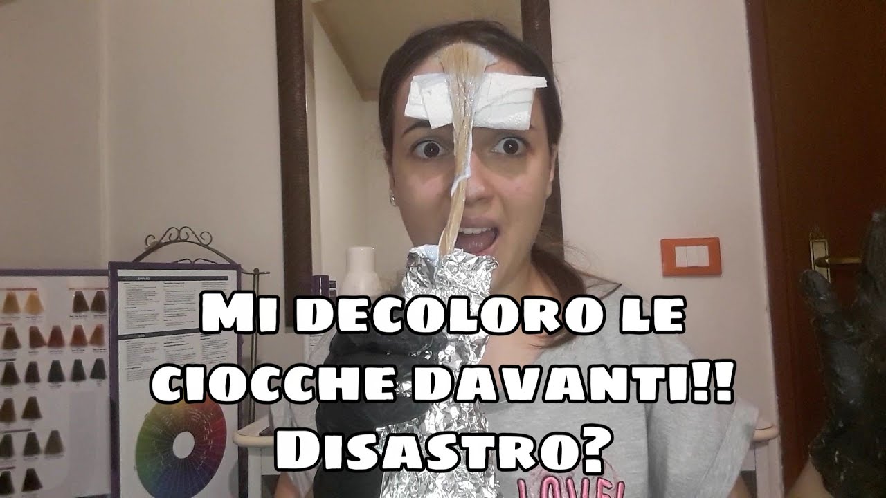 Mi decoloro le ciocche davanti! Disastro?