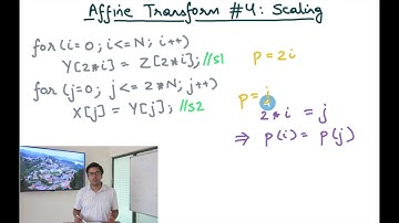 Compiler Design Module 153 : Affine Transform #4 - Scaling