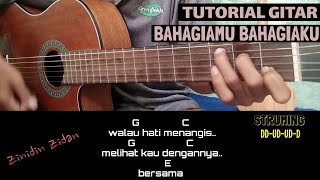 Kunci Gitar Bahagiamu Bahagiaku - ZINIDIN ZIDAN // Tutorial Gitar Pemula