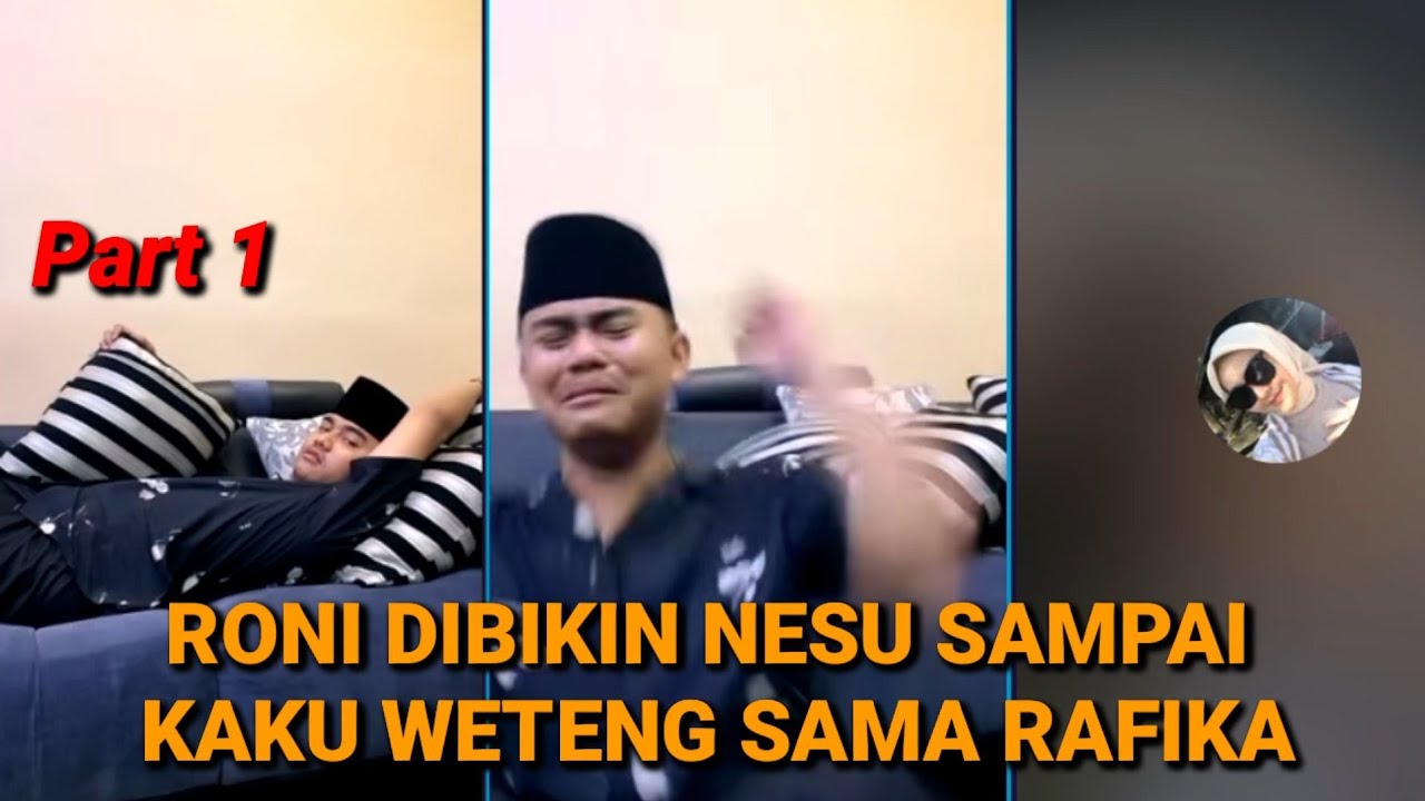 sahur bareng roni,roni dibikin nesu sama rafika,sumpah gokil banget ekspresinya